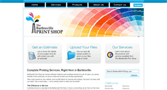 Desktop Screenshot of bartlesvilleprintshop.com